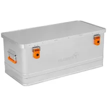 AluBox Alukiste Aluminium 78,5 x 39,5 x 32 cm silber/orange