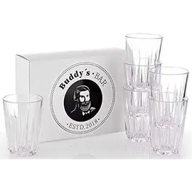 Buddy ́s Bar Becher 0,2 l Transparent 6 St.