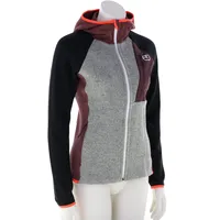 Ortovox Fleece GP Classic Knit Hoody Damen Sweater-Dunkel-Rot-M