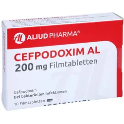 Cefpodoxim AL 200 mg Filmtabletten 10 St