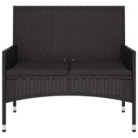 vidaXL Gartenbank 93 x 52 x 85 cm Schwarz