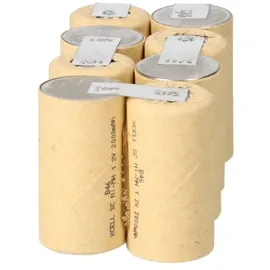 Akkuman Akkupack für Atlas Copco B9,6, BX9,6 9,6V 2000mAh Ni-MH Hochstromfähig Selbsteinbau