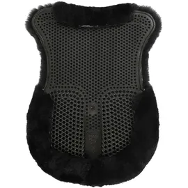 Acavallo Gel Pad hinten erhöht Schaffellunterseite Einheitsgröße Transparent/White