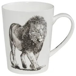 Maxwell & Williams Kaffeebecher African Lion 460 ml Keramik Bunt