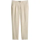 Marc O'Polo Osby Jogger Pleats Tapered Leg Grau Silk 36W/32L