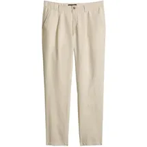 Marc O'Polo Osby Jogger Pleats Tapered Leg Grau Silk 36W/32L
