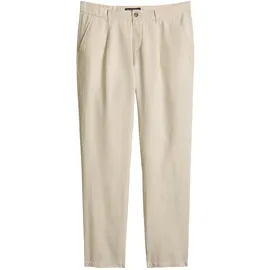 Marc O'Polo Osby Jogger Pleats Tapered Leg Grau Silk 36W/32L