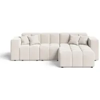 GRAINGOLD Ecksofa L-Form Loopo Rechts- Moderne Ecksofa, Wohnzimmer, Sofa,