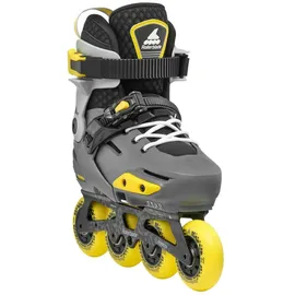 Rollerblade Apex Inline-Skates für Jungen, Freizeit Inliner, Aktivkohle/Gelb, 29-32