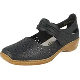 Rieker Damen Ballerinas, blau 41