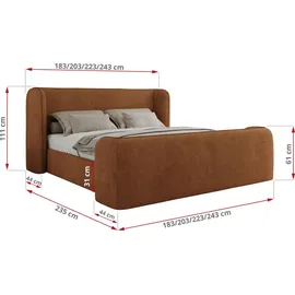 MKS Emora Classic DUO 180 x 200 cm H2 Orange