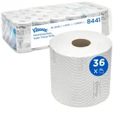 Kleenex Standardrollen-Toilettenpapier 8441 – 2-lagiges Toilettenpapier – 6 Packungen mit je 6 Rollen x 600 Blatt, weiß (insg. 36 Rollen/21.600 Blatt)
