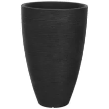 Spetebo Rillentopf XL Ø 60 x 60 cm Anthrazit