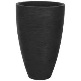 Spetebo Rillentopf XL Ø 60 x 60 cm Anthrazit