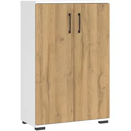 Germania Profiline II Aktenschrank 80 x 40 x 123 cm weiß