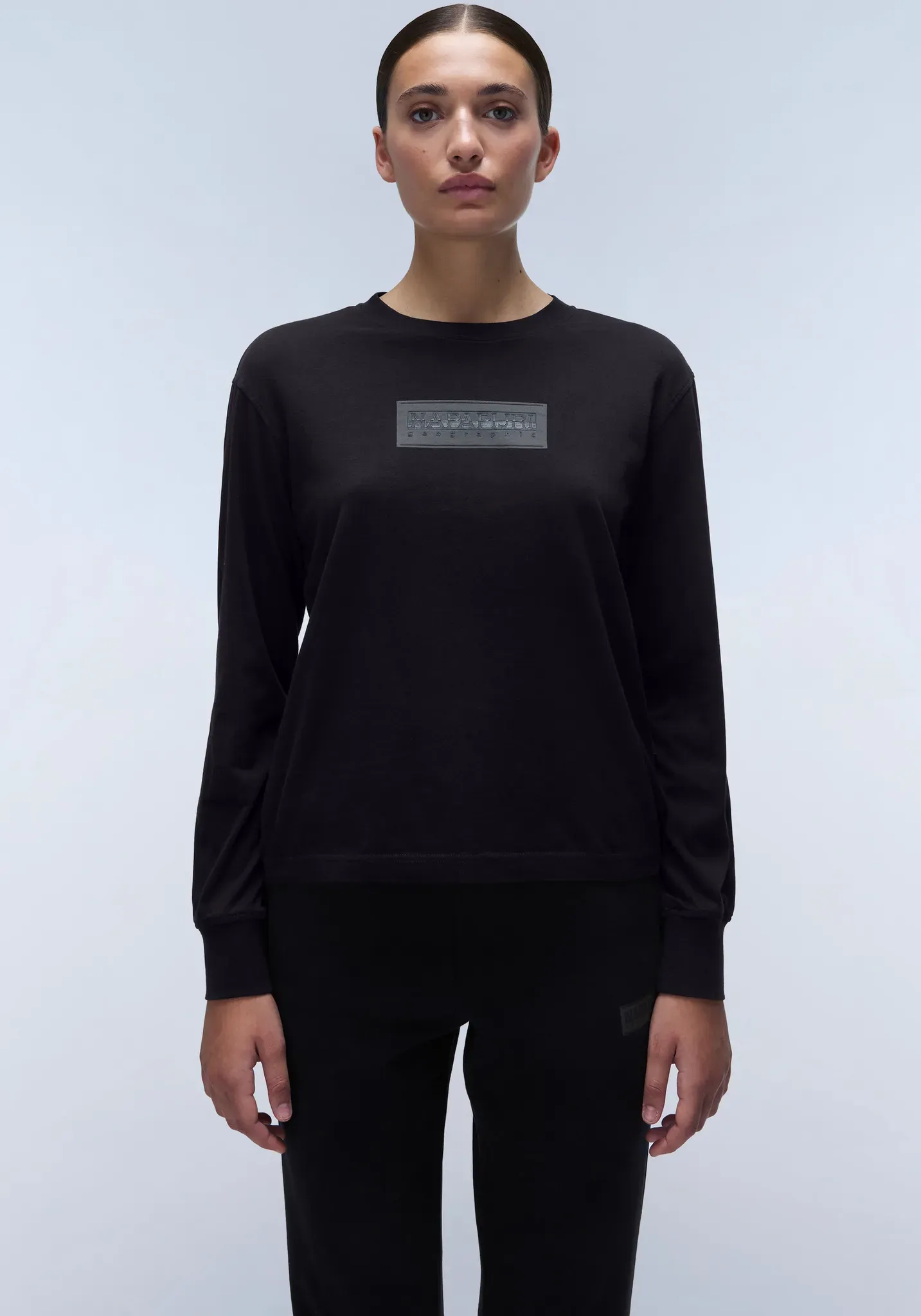 Napapijri Langarmshirt »SUZE«, mit großem Logoprint Napapijri BLACK L