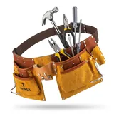 Topex Werkzeuggürtel Leder Braun 94-120