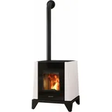 Oranier | Pelletofen | Pio | 5,5 kW | conStone Seidenweiß