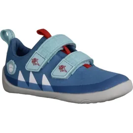 Affenzahn Barfußschuh Lucky Hai Hellblau / Rot 27