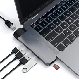 Satechi USB-C Pro Hub Multi-Port Adapter 4K HDMI & Ethernet Space Grau