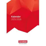 Cornelsen Verlag Kalender für Lehrkräfte - Ausgabe 2025/2026: Kalender DIN A5 (14,8 cm x 21 cm)