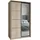 masseno Schwebetürenschrank VARO 120 x 205 x 60 cm Eiche