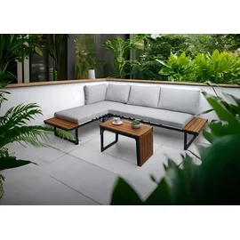 MCW Garten Garnitur L27 7-tlg. Hellgrau