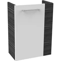 Fackelmann Waschbeckenunterschrank 44 x 60 x 24,3 cm Weiß