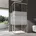 80x90cm Eckeinstieg Duschkabine Inklusive Duschwanne 6mm Esg Rav16ms Transparent/milchig