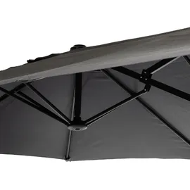 VCM Sonnenschirm Maße ca. 4,50x2,65x2,40 m Doppelsonnenschirm XXL Schirm mit Kurbel Polyester 180g/m2