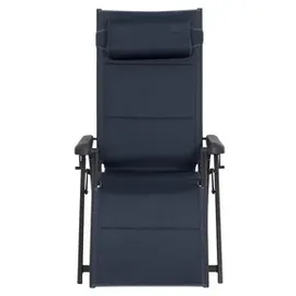 Siena Garden Campingrelaxliege Premium 84 x 69 x 124 cm Dunkelblau