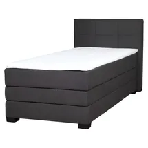 xl moebel gmbh Bett Boxspring Braun Design Bett XXL Big Polster Hotel Ehe Luxus Doppel Betten - Schwarz