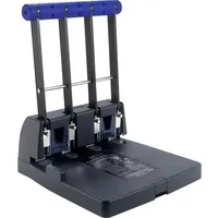 Rapesco Heavy Duty 4 Löcher Locher Schwarz, Violett