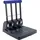 Rapesco Heavy Duty 4 Löcher Locher Schwarz, Violett