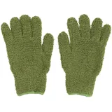 Esschert Design Pflanzen-Staubhandschuhe Grün - Mikrofaser