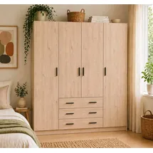 INOSIGN Sprint Drehtürenschrank 195,5 x 200,4 x 49,8 cm braun