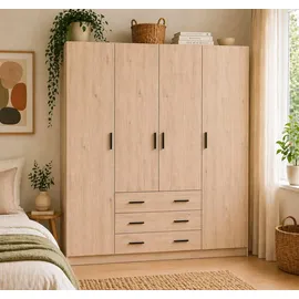 INOSIGN Sprint Drehtürenschrank 195,5 x 200,4 x 49,8 cm braun