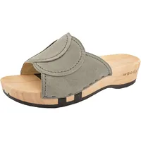 woody Damen Vanessa Clog Pantolette, Sand, 37 EU
