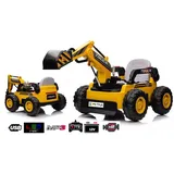 ES-Toys Elektro Kinderbagger Radlader mit Fernsteuerung 12V10A