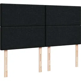 vidaXL Boxspringbett 180 x 200 cm Schwarz
