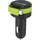 Realpower KFZ-Ladegerät Charger M 2400mA 1xUSB 1xMicro-USB Schwarz/Grün
