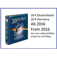 20 Euro Münzalbum Deutschland PUBLICA M LINDNER 3636R Vordruckalbum leer
