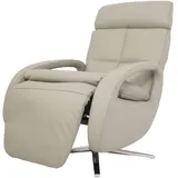 Mendler Relaxsessel HWC-L11, Design Fernsehsessel TV-Sessel Liegesessel, Liegefunktion drehbar, Voll-Leder ~