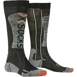 X-SOCKS Ski Energizer Light 4.0 Skisocken Herren black/stone grey melange 45-47