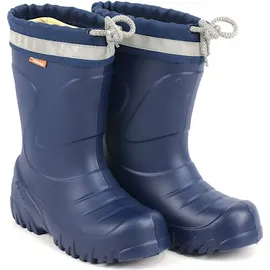DEMAR demar. Kinder Gummistiefel Winterstiefel Regenstiefel Kinderstiefel gefüttert DUNKELBLAU Größe 30/31 - Dunkelblau - 30-31
