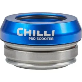 F26 Chilli Pro Scooters Slim Cut Stunt-Scooter Fork HIC Kit + Headset Blau