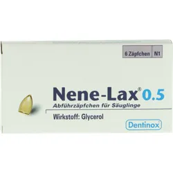 Nene LAX 0,5 Suppos.f.Säugl. 6 St