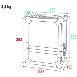 Showgear Case for Beer Bottles Bis zu 6 Bierflaschen