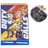 PAW PATROL Zeichenblock Kreativset Scratch Book Kratzbilder & Zeichenspaß bunt