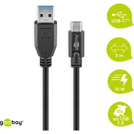 goobay USB 3.0 SuperSpeed Kabel 3 m